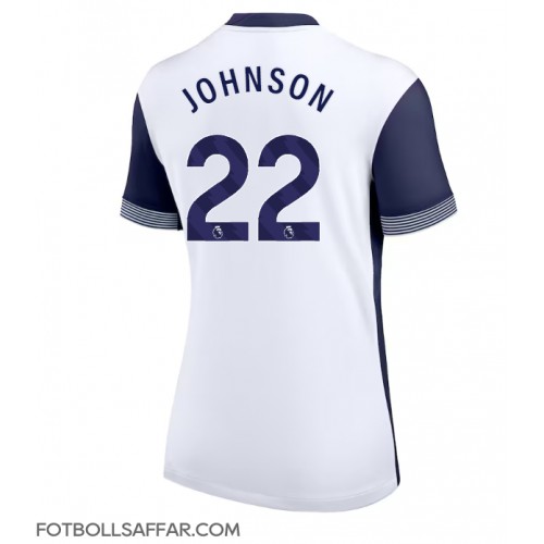 Tottenham Hotspur Brennan Johnson #22 Hemmatröja Dam 2024-25 Kortärmad